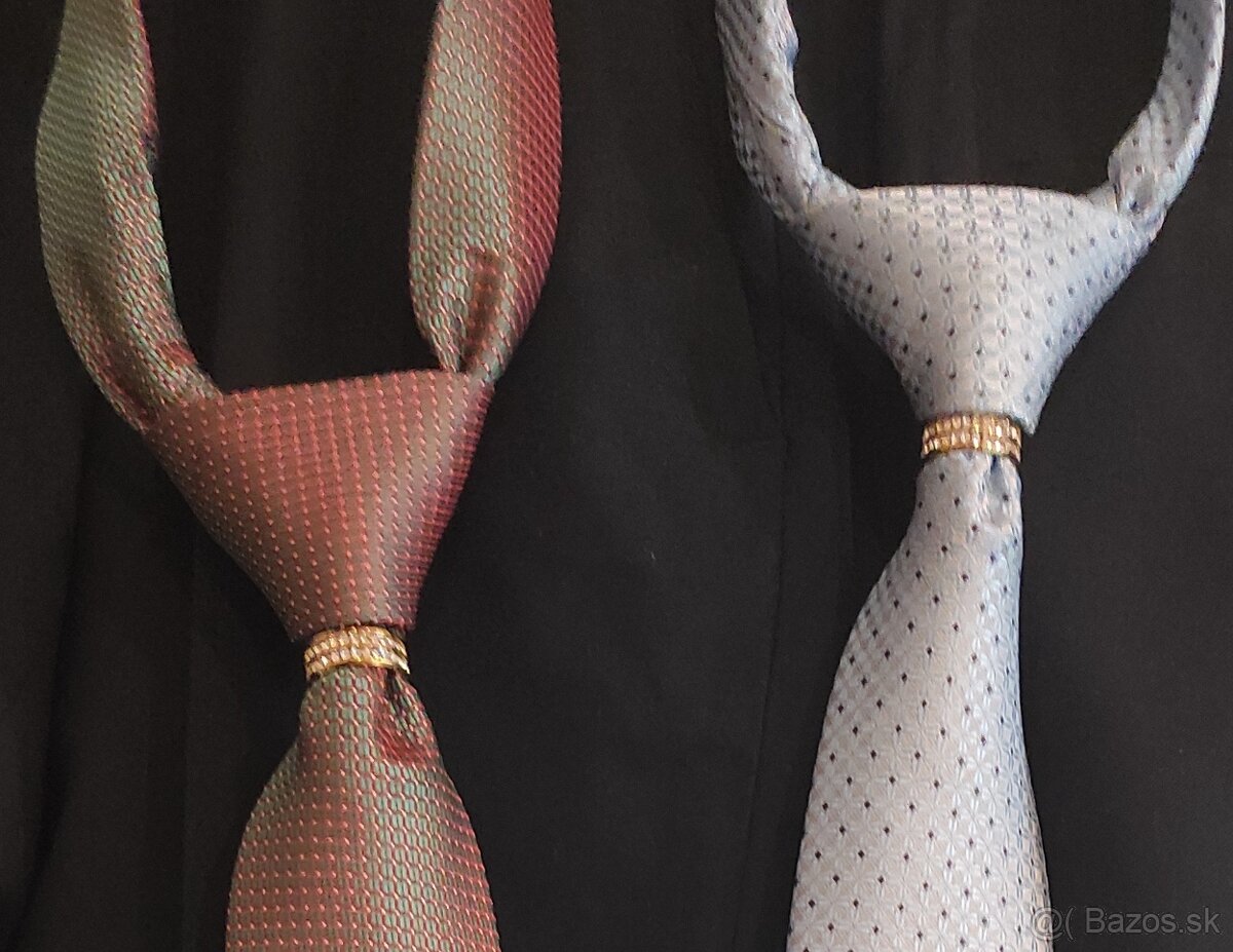 Ozdobný prsteň na kravatu- novy, nepoužívaný
