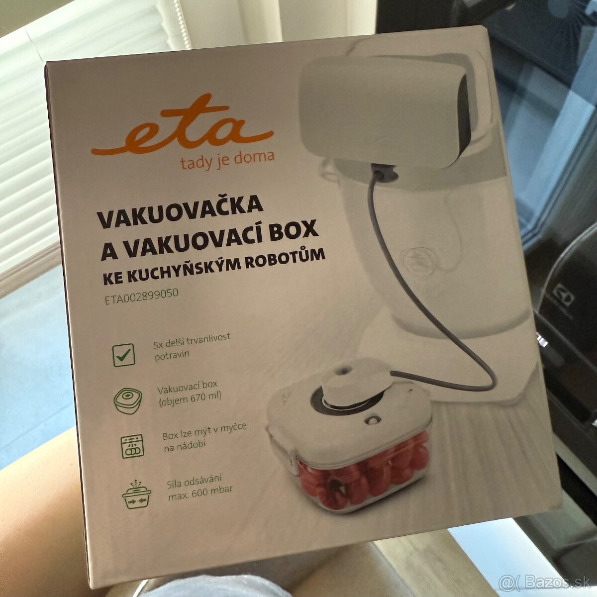 Vakuovacka + vakuovaci box ETA