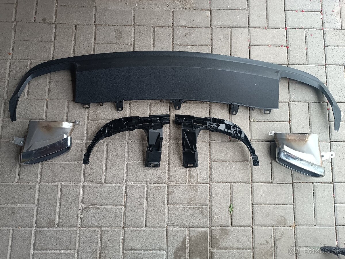 Difuzor zadného nárazníka Audi A6 C7