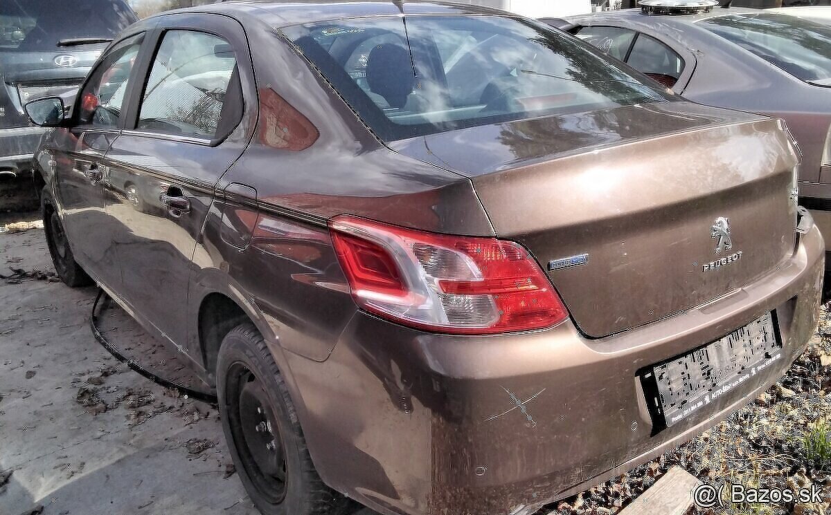 PEUGEOT 301 1.6 HDI 2015 predám DVERE, MOTOR BH02, TRYSKY