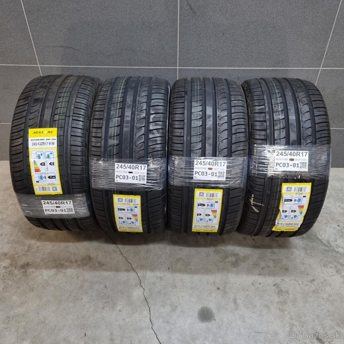 Letné pneumatiky 245/40 R17 AUSTONE DOT1120