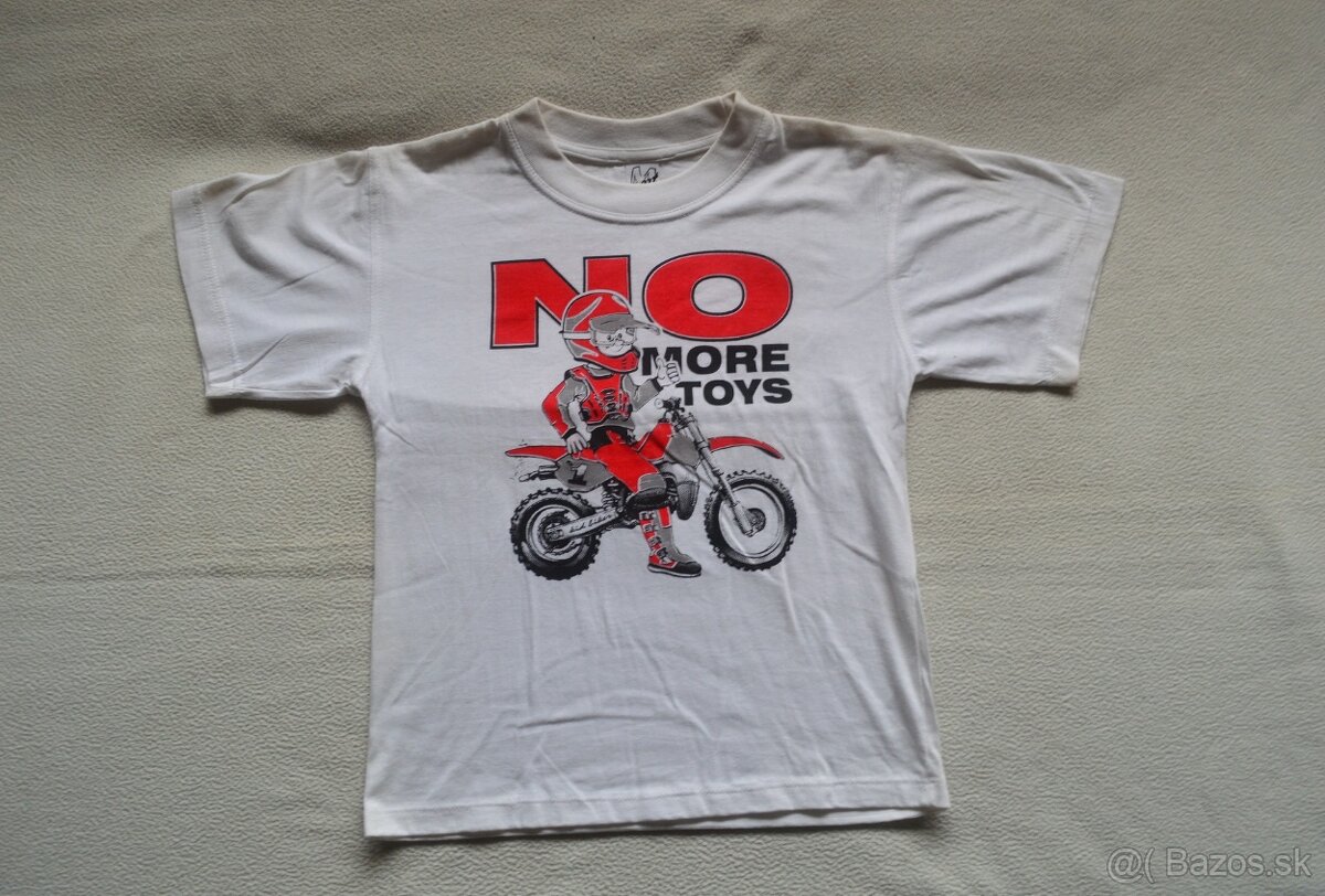 Detské kvalitné tričko moto