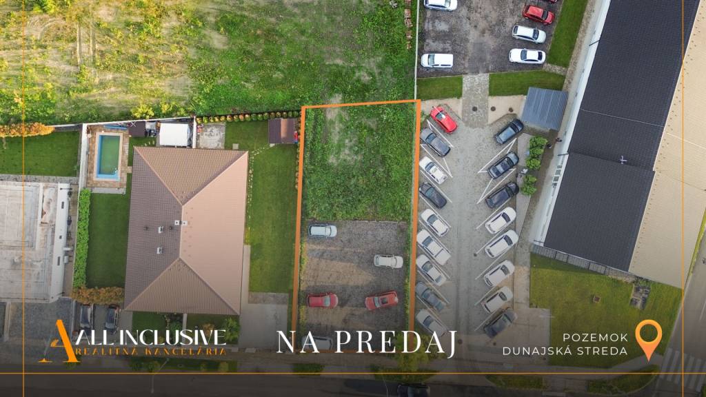 ALL INCLUSIVE | NA PREDAJ STAVEBNÝ POZEMOK (550 M²), DUNAJSK