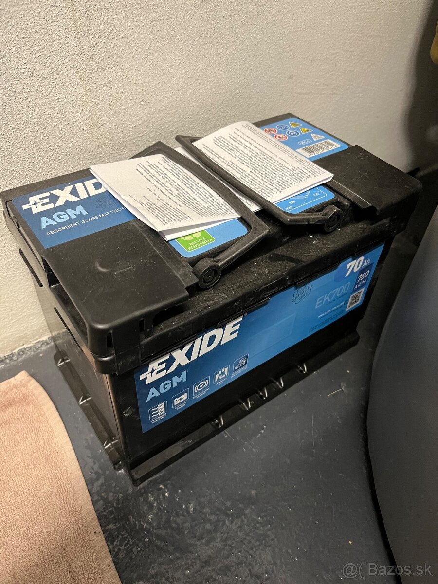 baterka akumulator Exide 70 gelova