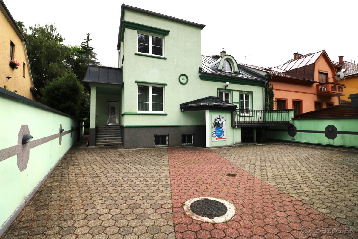 PREDAJ POLYFUNKČNÁ VILA BLÍZKO CENTRA MESTA
