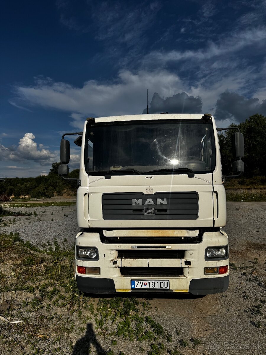 MAN TGA 26.413 kontajner ,hydraulická ruka ,drapak.