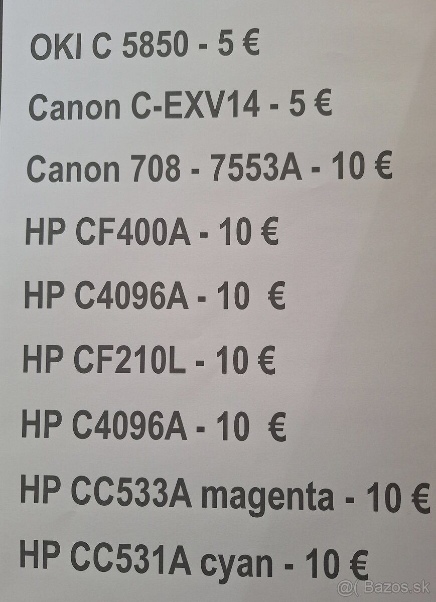 Laserové tonery