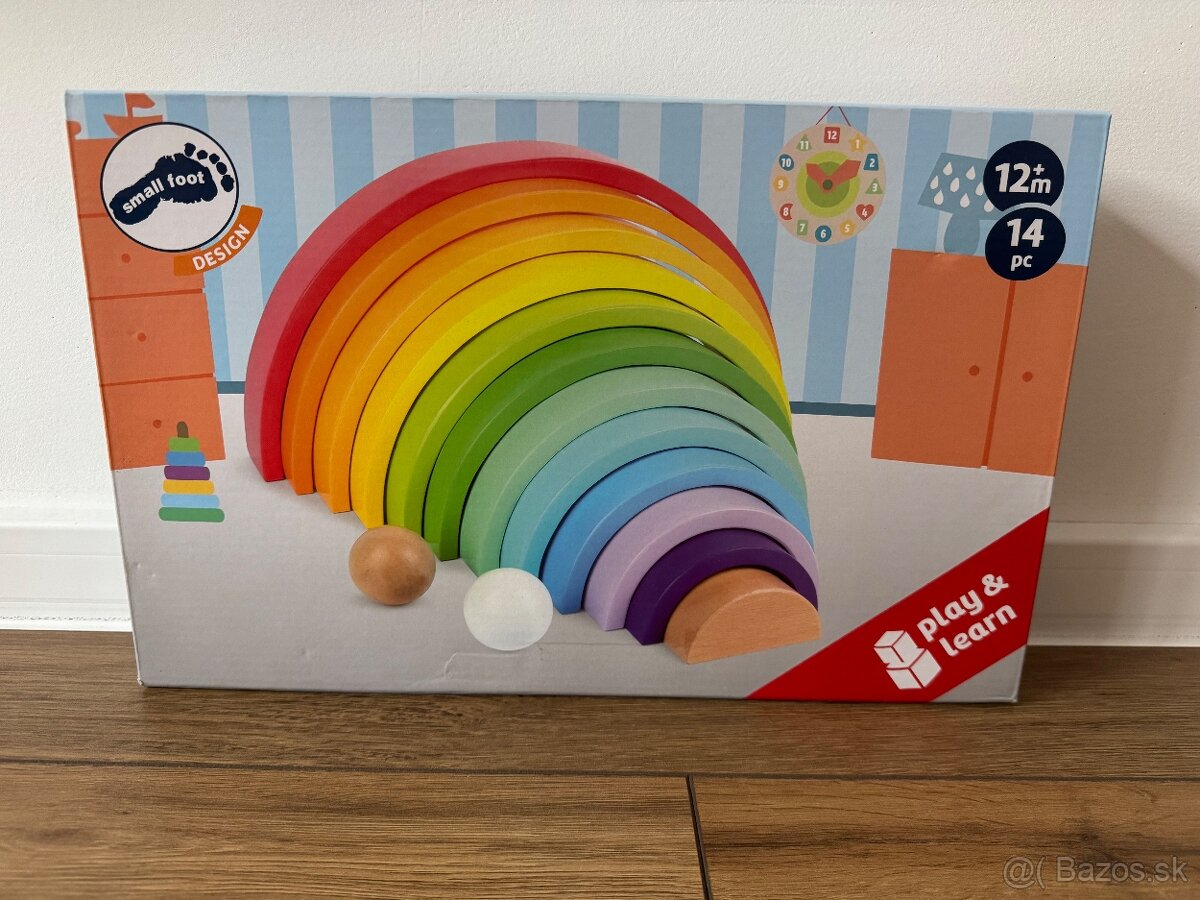 Drevená skladacia dúha XL