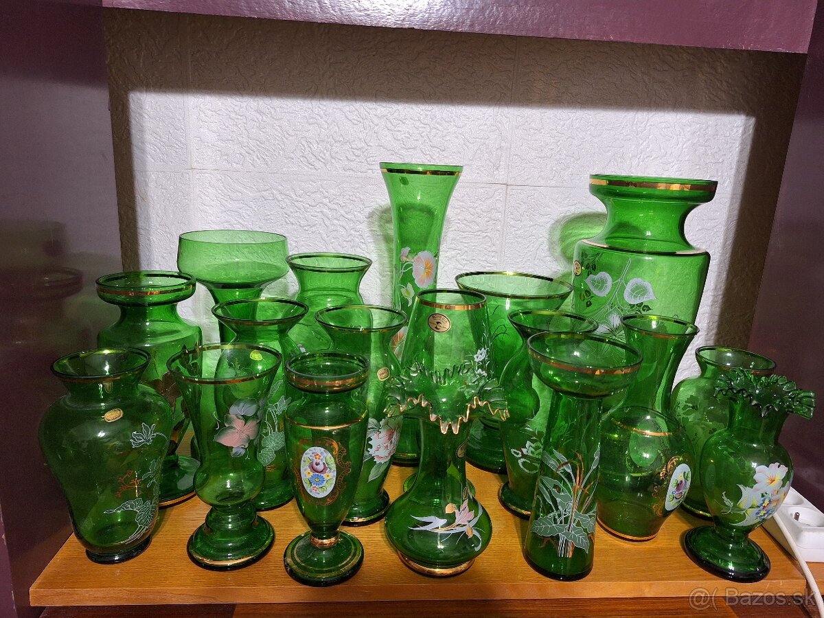 Zbierka váz a skla Bohemia