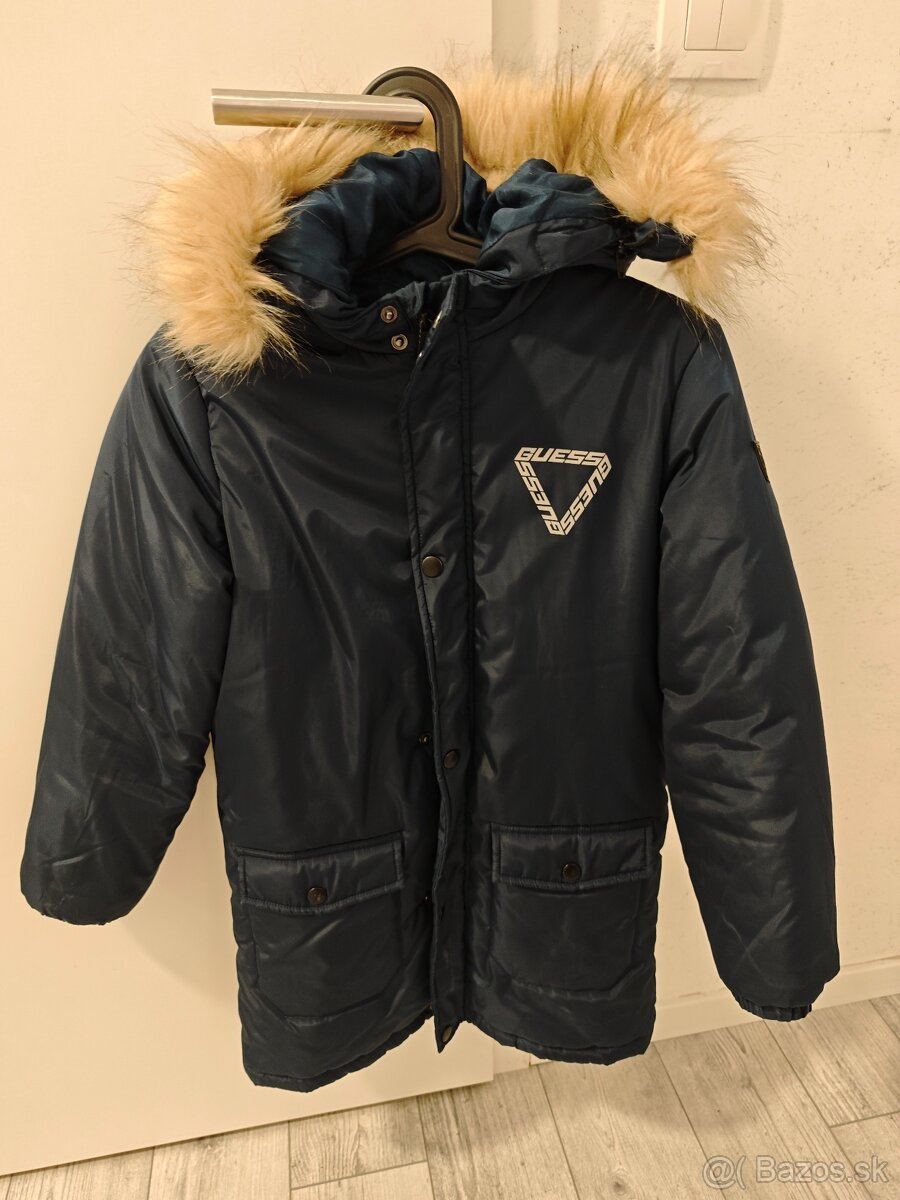 Guess chlapčenská bunda modrá