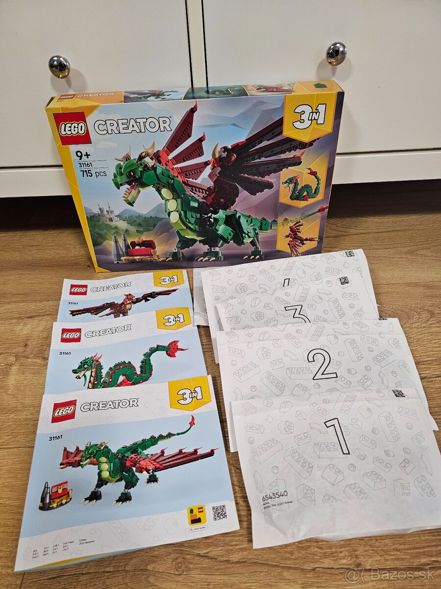 Lego Creator 31161 3v1 Stredoveký drak