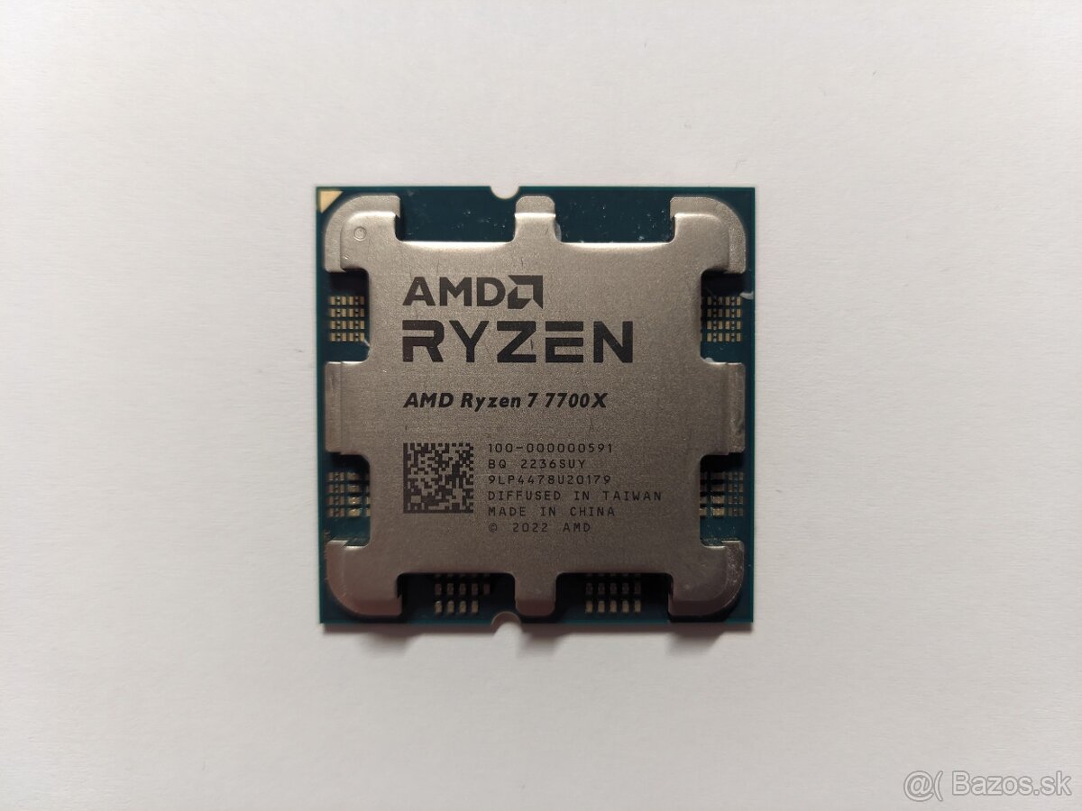 AMD Ryzen 7 7700X, 4.50 GHz, 32 MB Cache, socket AM5