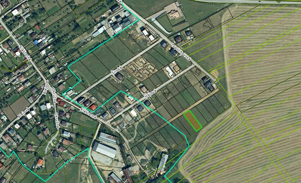 Na predaj stavebný pozemok – Raslavice