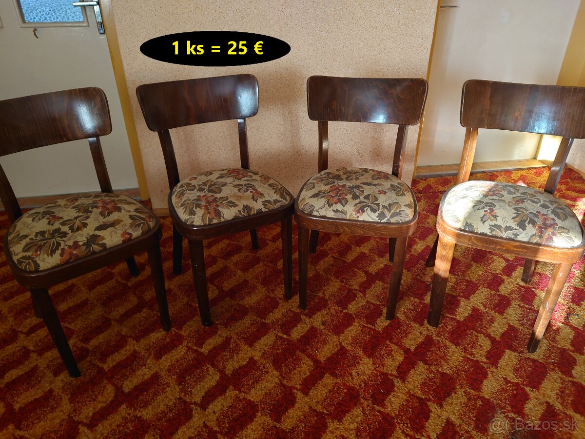 Stoličky thonet Fryšták