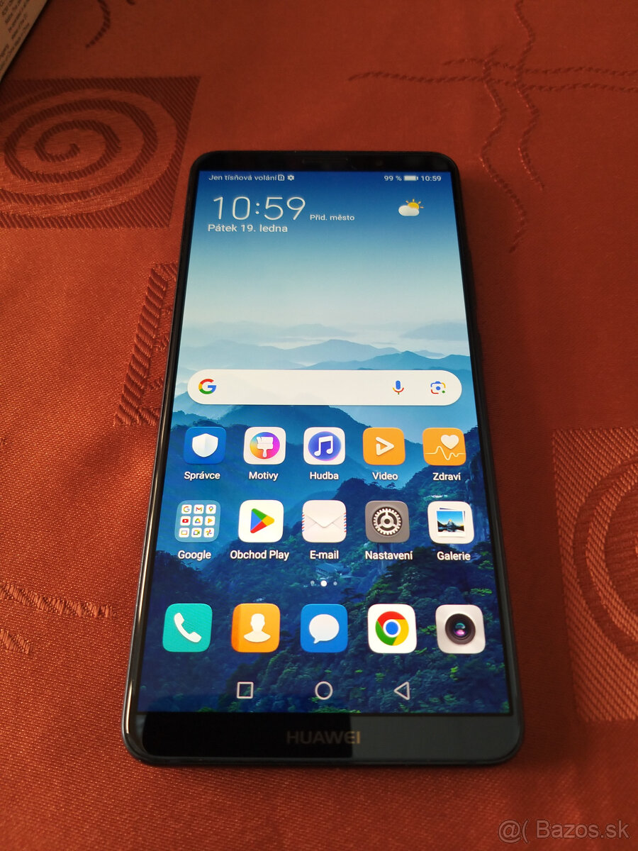 Huawei Mate 10 Pro 6/128 GB Midnight Blue Dual SIM Top Stav