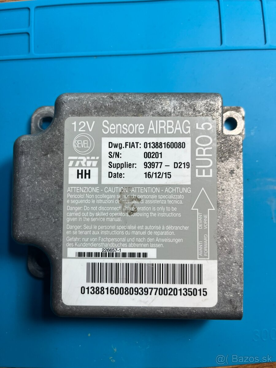 Fiat Ducato airbag ecu