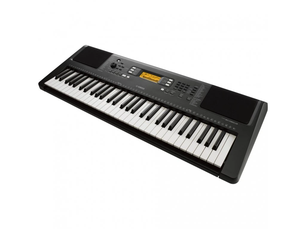 Yamaha PSR-E363 so stojanom a sluchadlami