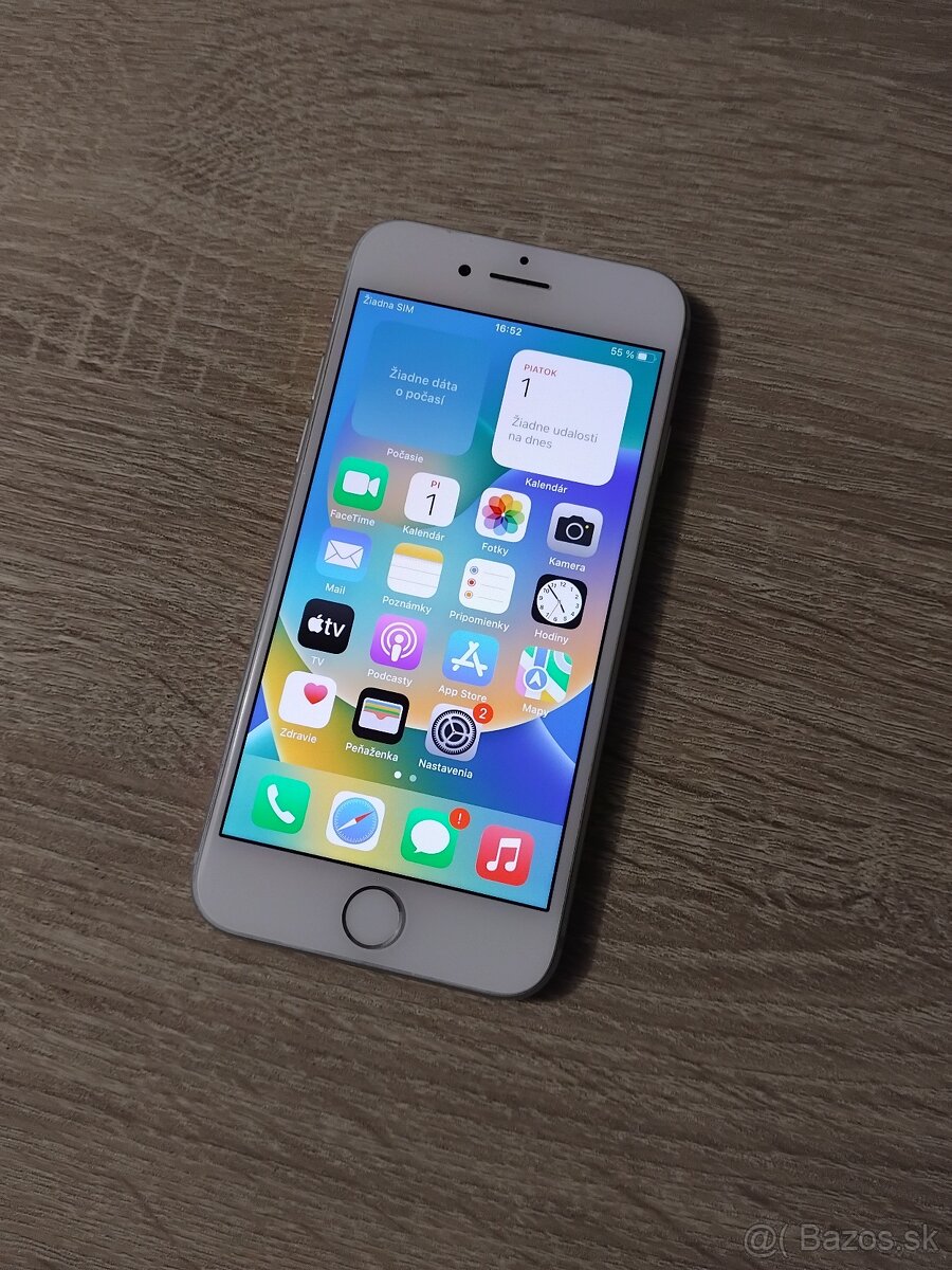 iPhone 8 / 64GB White NOVÁ Batéria Pekný stav