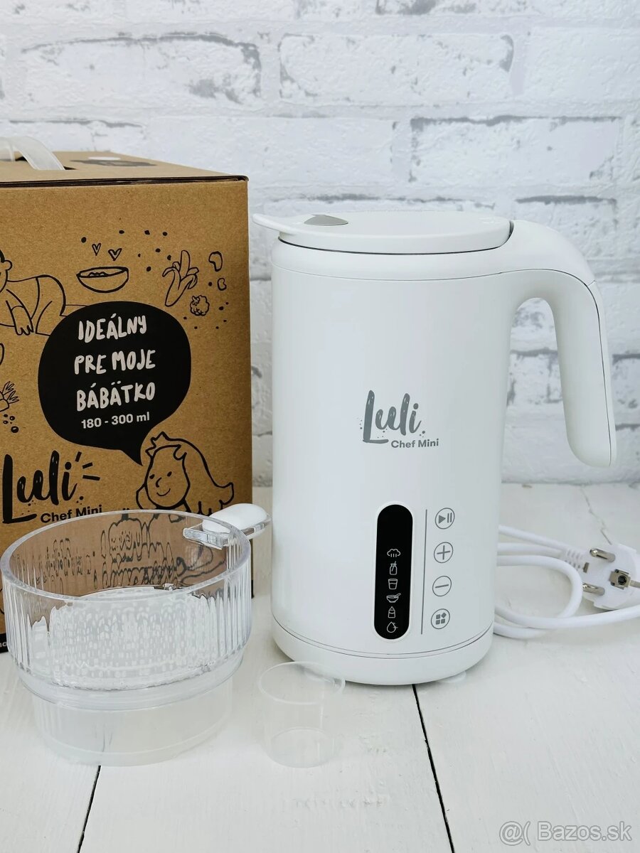 ÚPLNE NOVÝ Luli Chef Mini - parný varič, mixér príkrmov