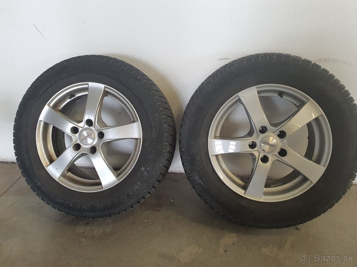 4ks alu disky + pneumatiky 16" Dacia Duster 2015