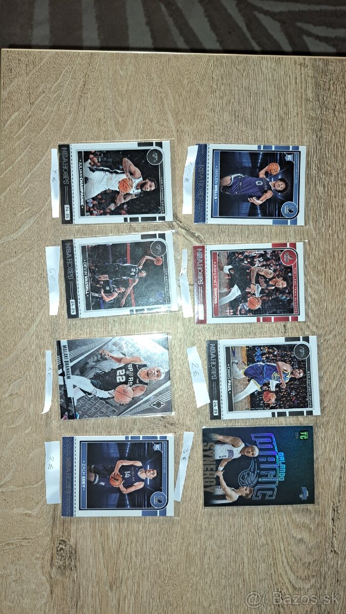 Predám basketbalové kartičky