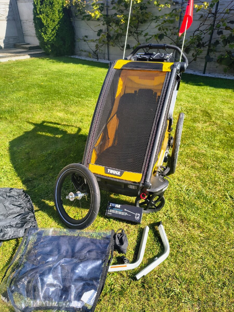Thule Chariot sport 1 s prislusenstvom
