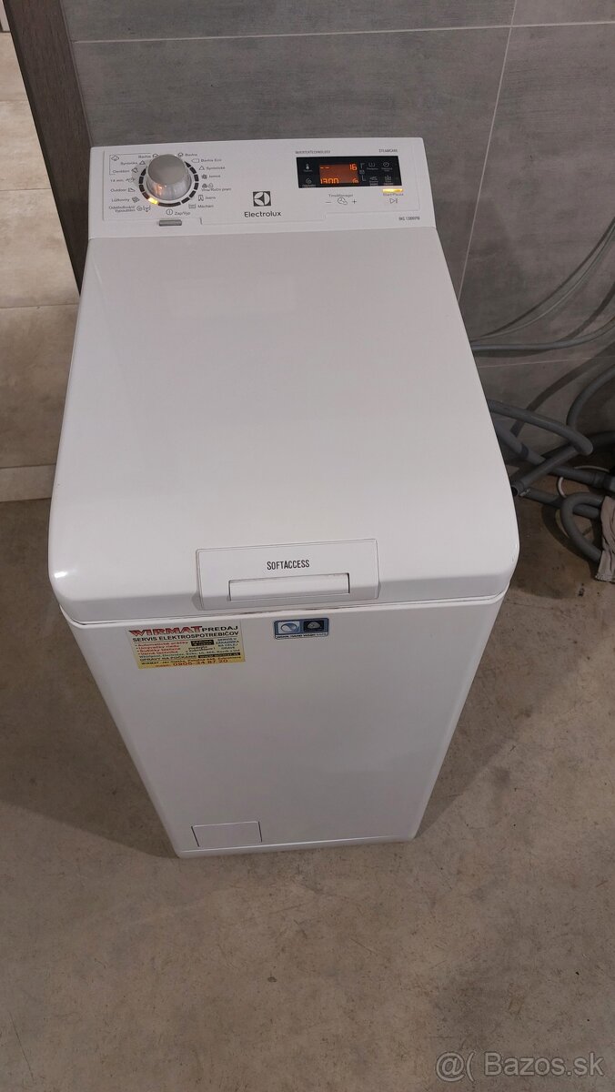 Predám práčku Electrolux EWT TOOP Stav 6kg 1300 dovoz Orava