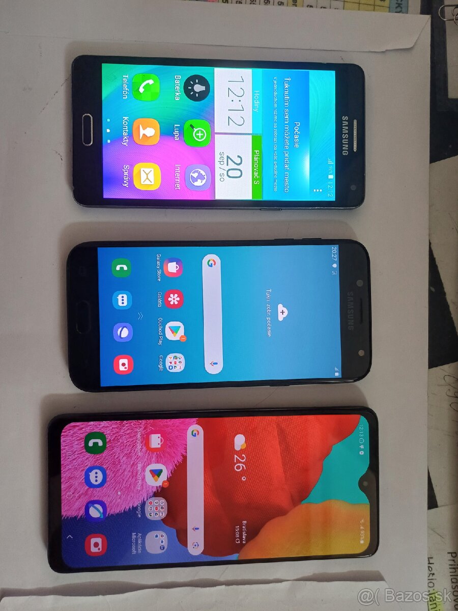Predám 3ks telefónov SAMSUNG