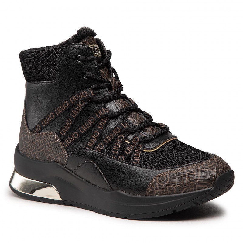 Sneakersy Liu Jo členkové zateplené kožušinkou veľkosť 37