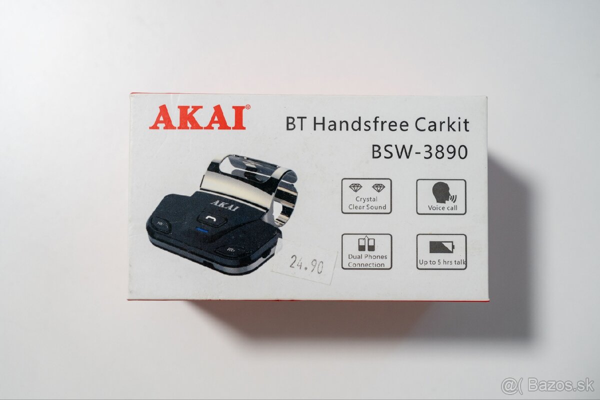 Predám Akai Bluetooth do auta na telefonovanie BSW-3890