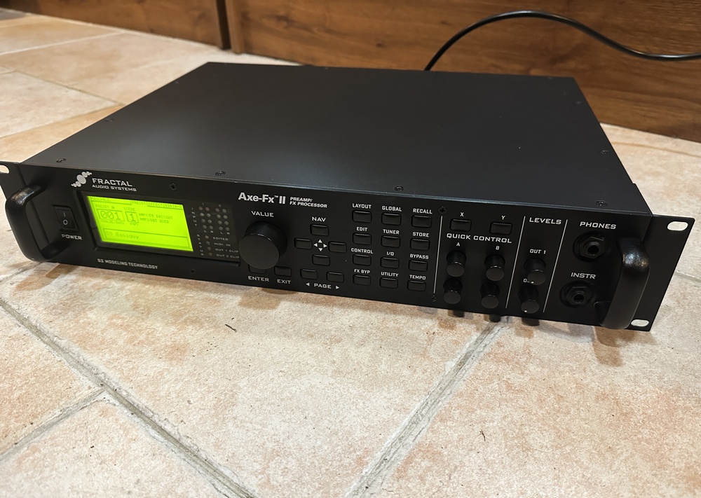 Fractal Axe-FX II, profi multiefekt/modeler