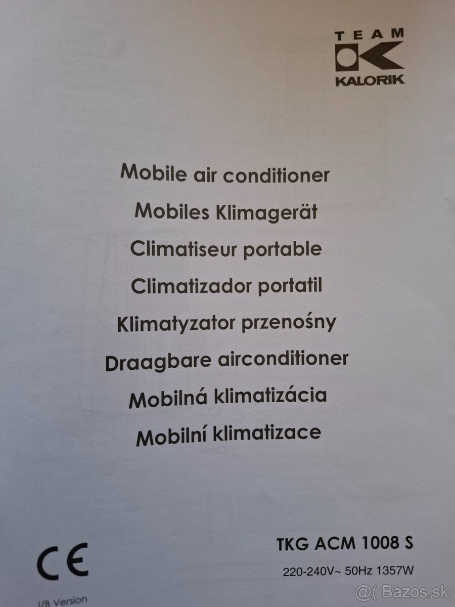 Mobilna klimatizacia TKG ACM 1008S