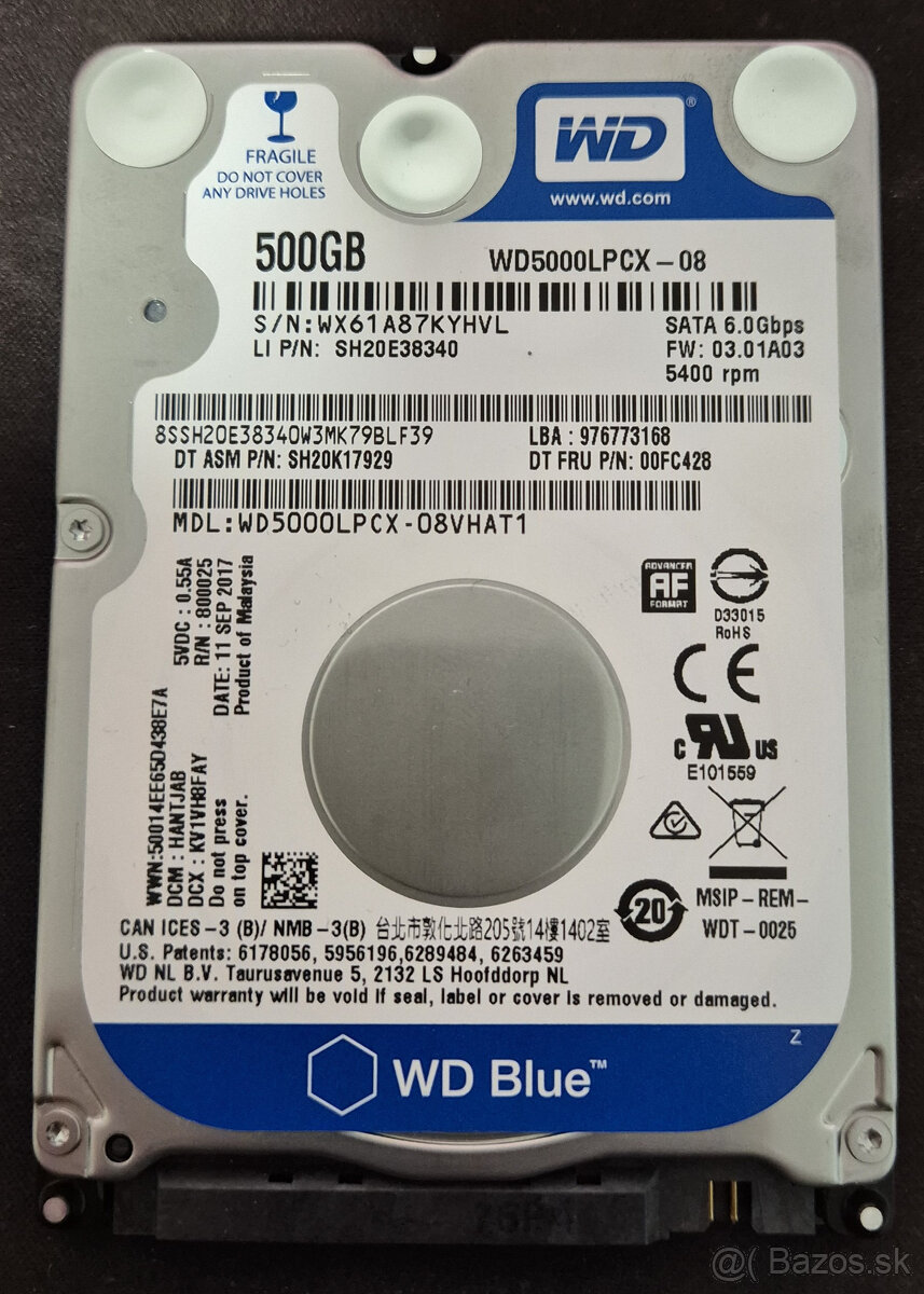 HDD Western Digital 500GB