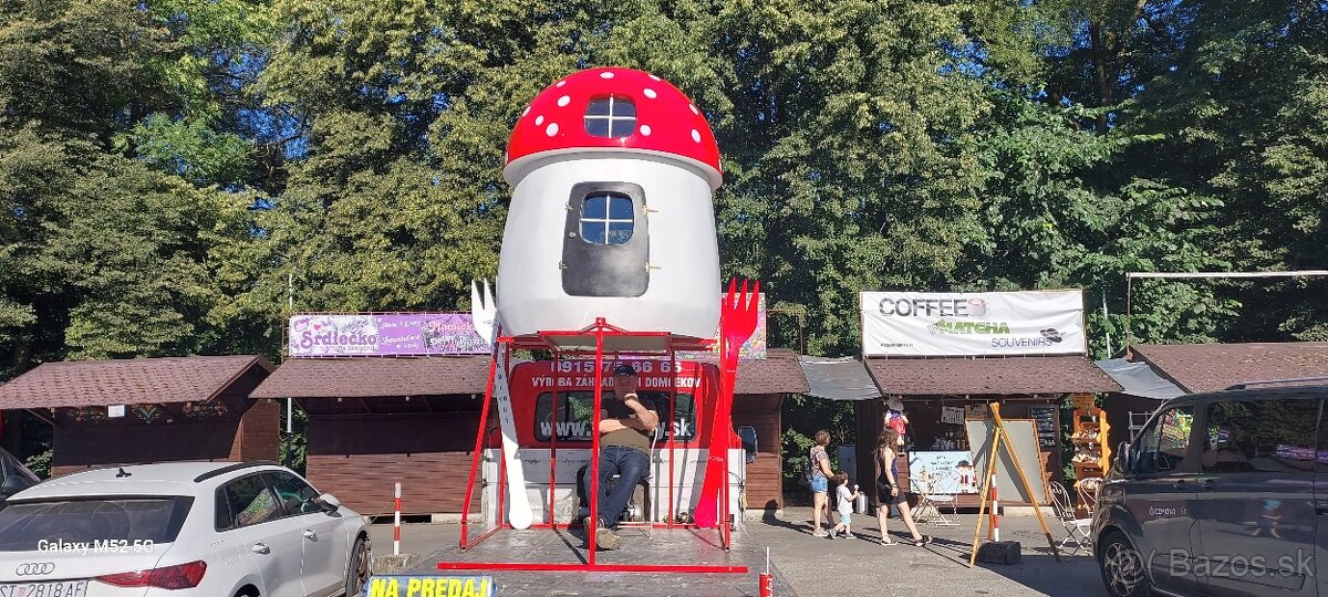 Zahradny domček muchotravka