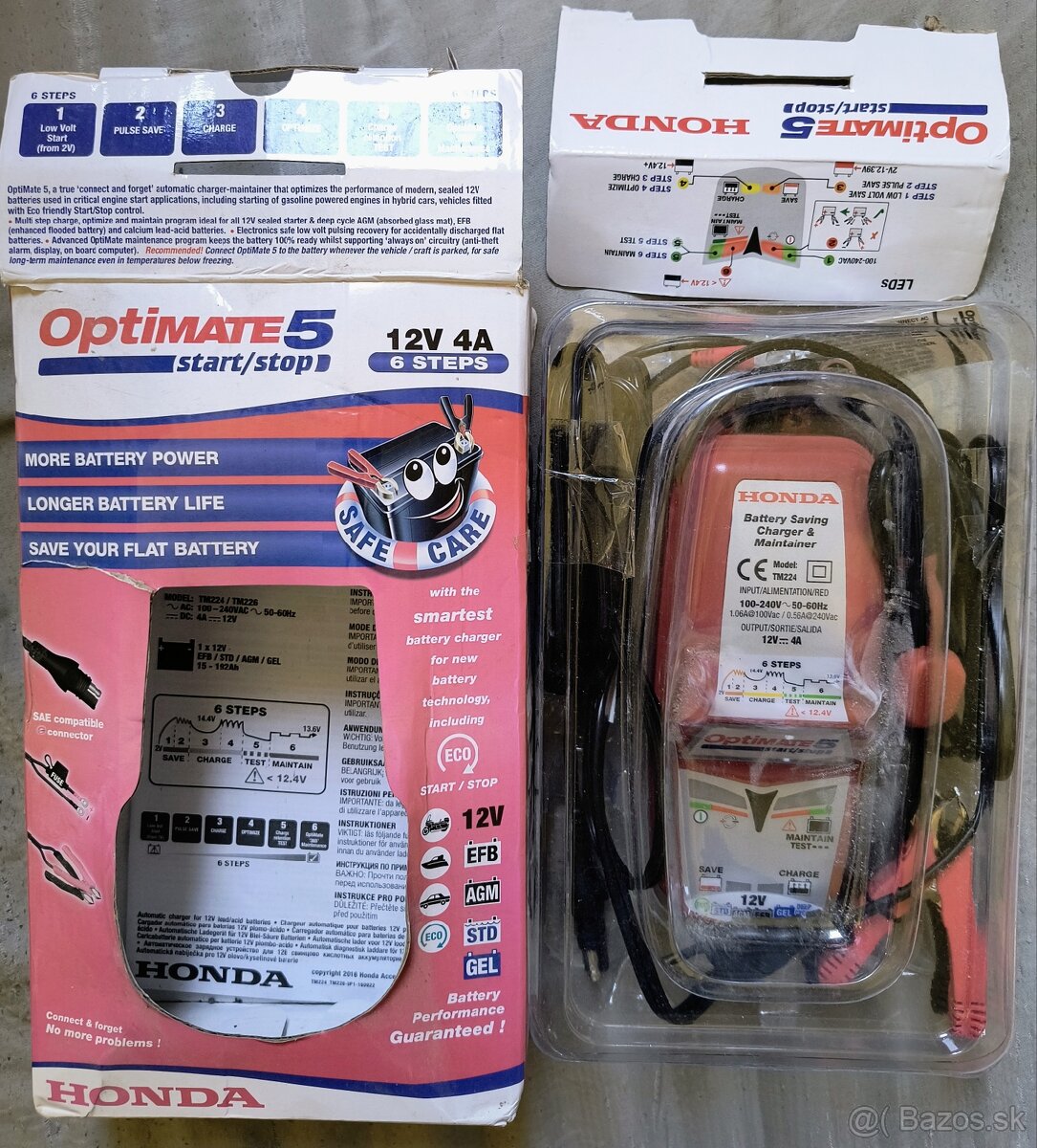 Optimate 5 start/stop 12V 4A (Honda)