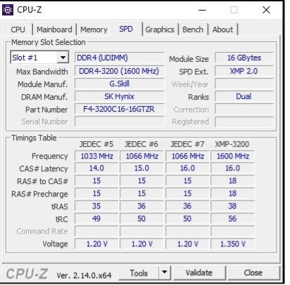 G.SKILL 64 GB KIT DDR4 3200 MHz CL16 Trident Z RGB