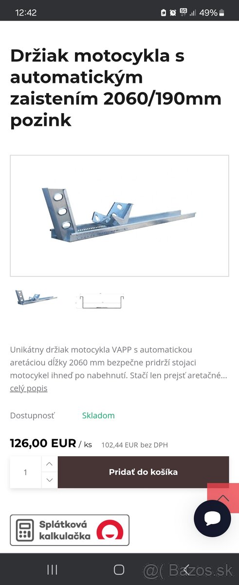 Drziak s lyzinou