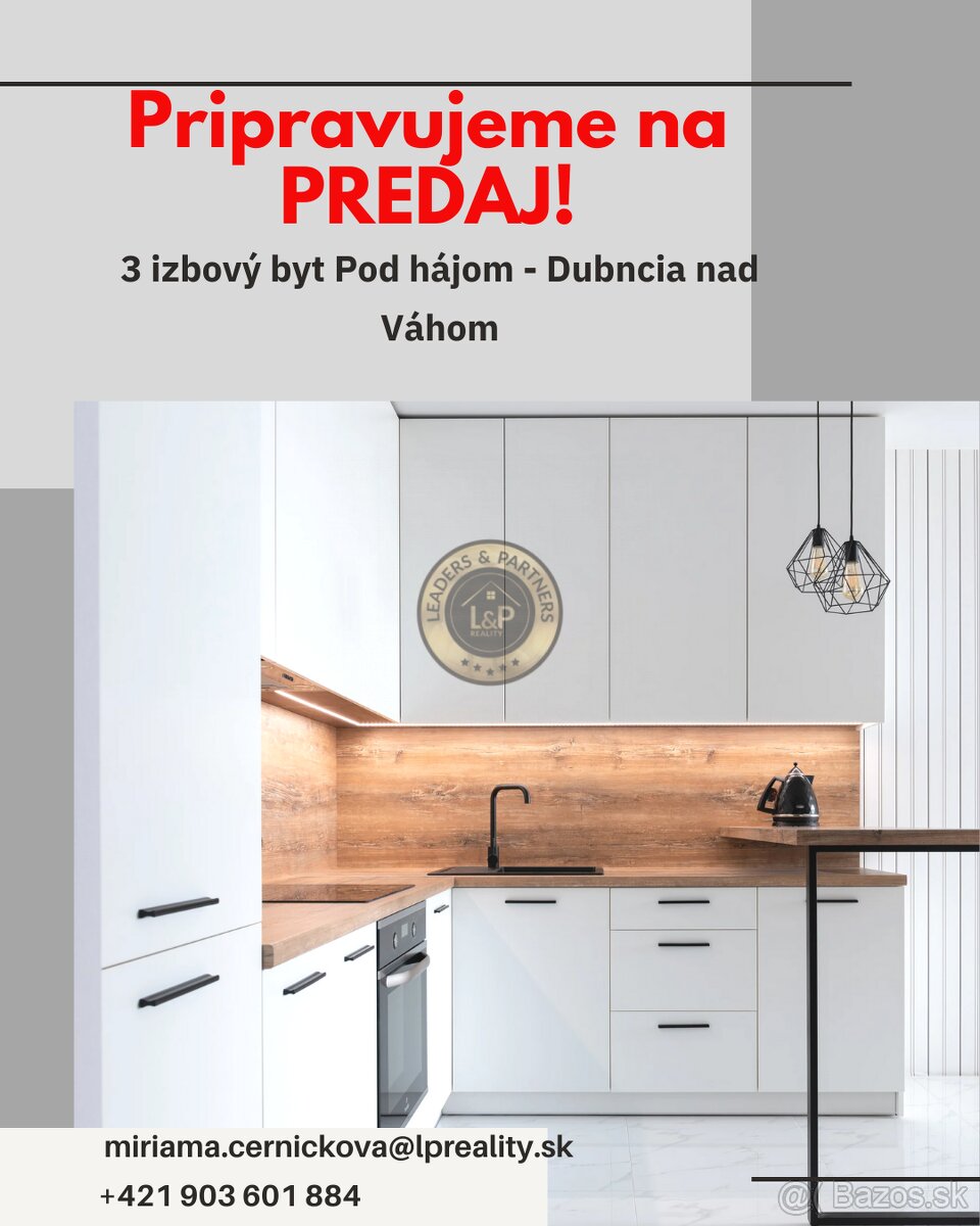 Pripravujeme Novú Ponuku Slnečný 3 byt v tichej časti Dubni