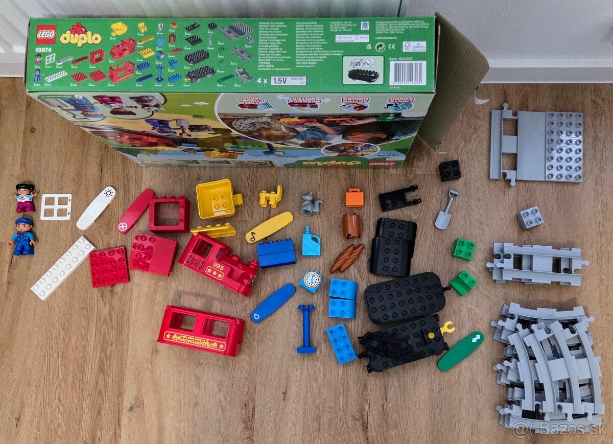 LEGO DUPLO ELEKTRICKÝ PARNÝ VLAK 10874