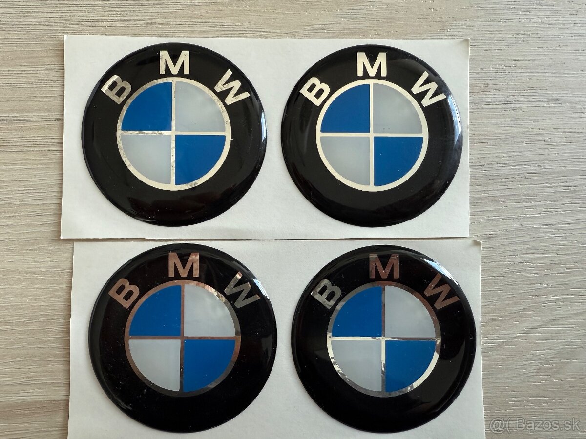 Predám nálepky na stredy kolies BMW
