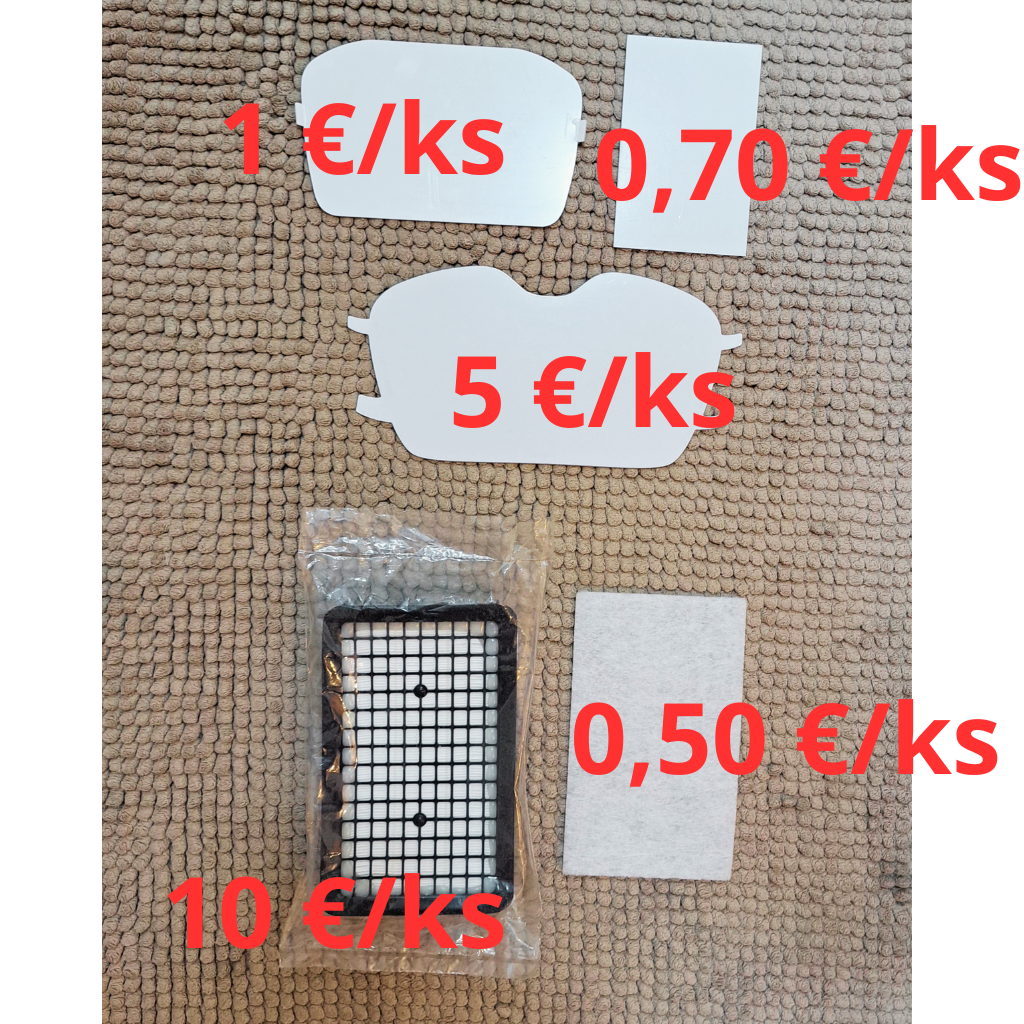 Filtre 3M adflo nové + fólie