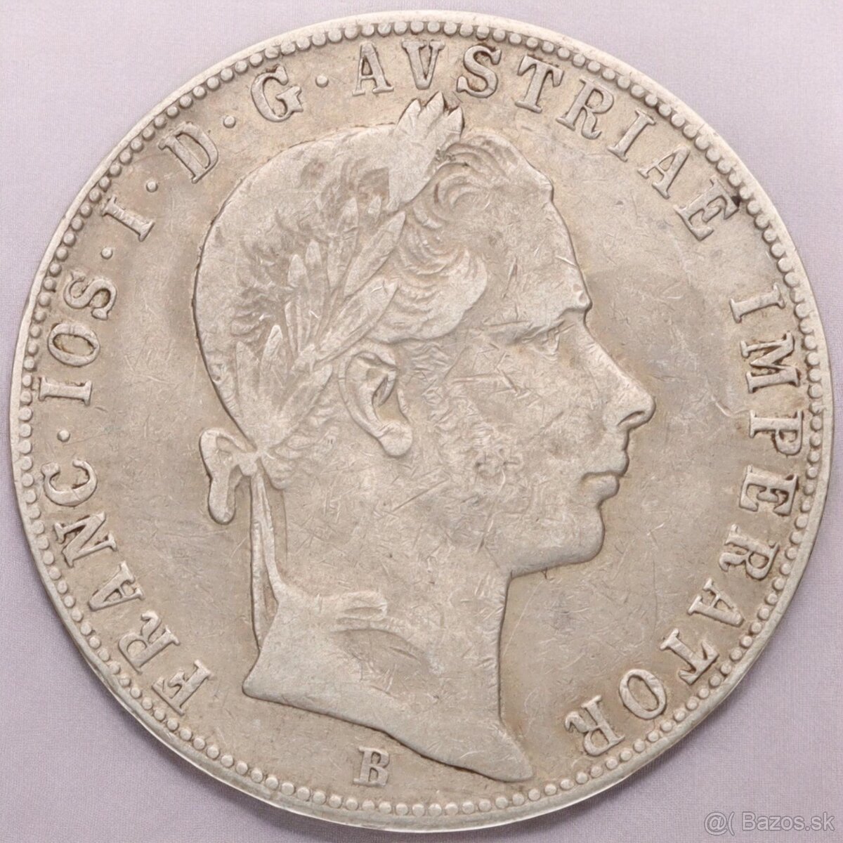 1 Zlatník 1860 B – František Jozef I. – Kremnica, Ag 900