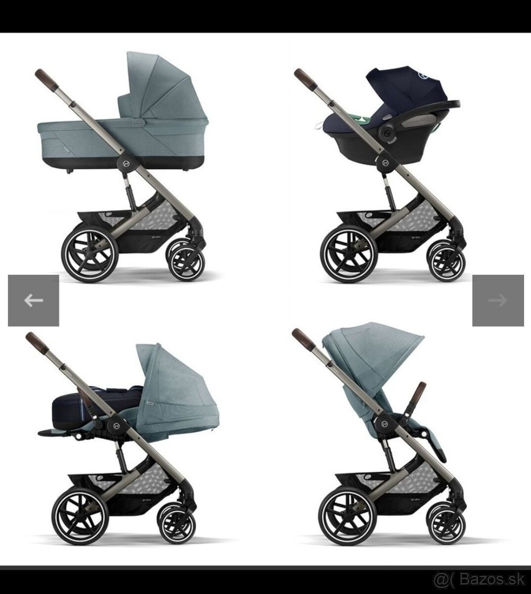 Predám Cybex balios s Lux farba stormy blue