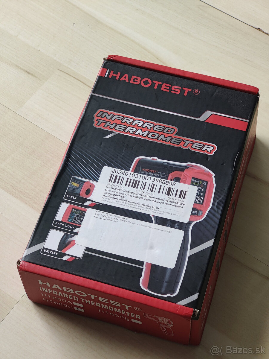 Predám infračervený teplomer HABOTEST HT650C
