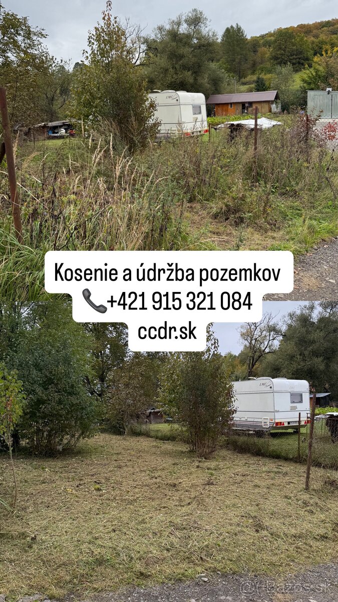KOSENIE – MULČOVANIE – ČISTENIE POZEMKOV