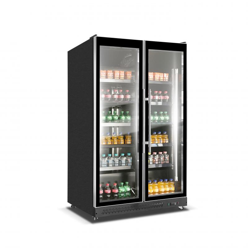 Imidžová dvojdverová chladnička čierna