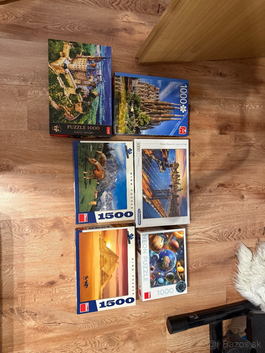 Puzzle 1000, 1500 a 3000