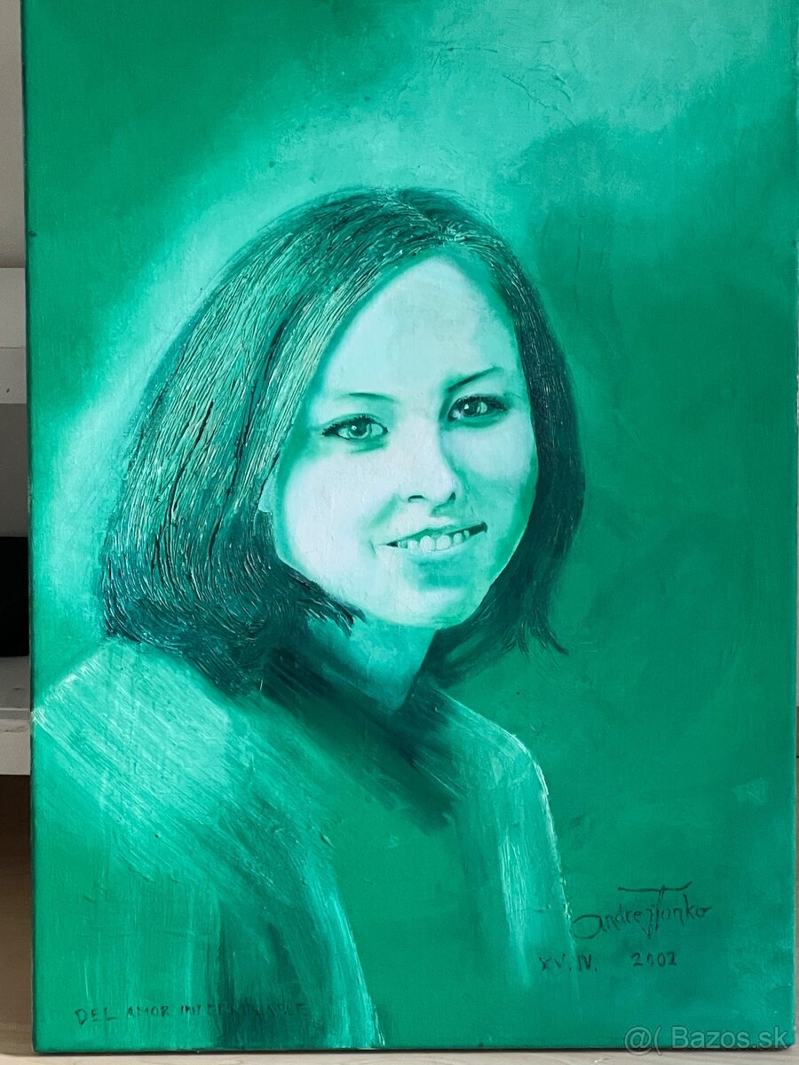 Obraz olejomalba ručne maľované portrét