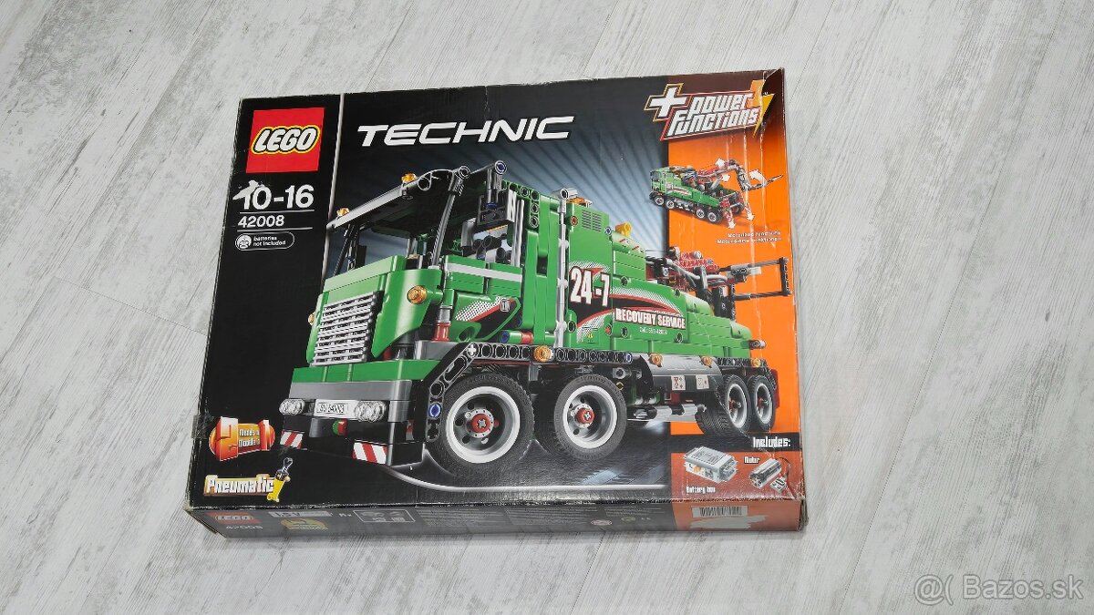 Predám LEGO Technic 42008 Pneumatický Service Truck z 2013