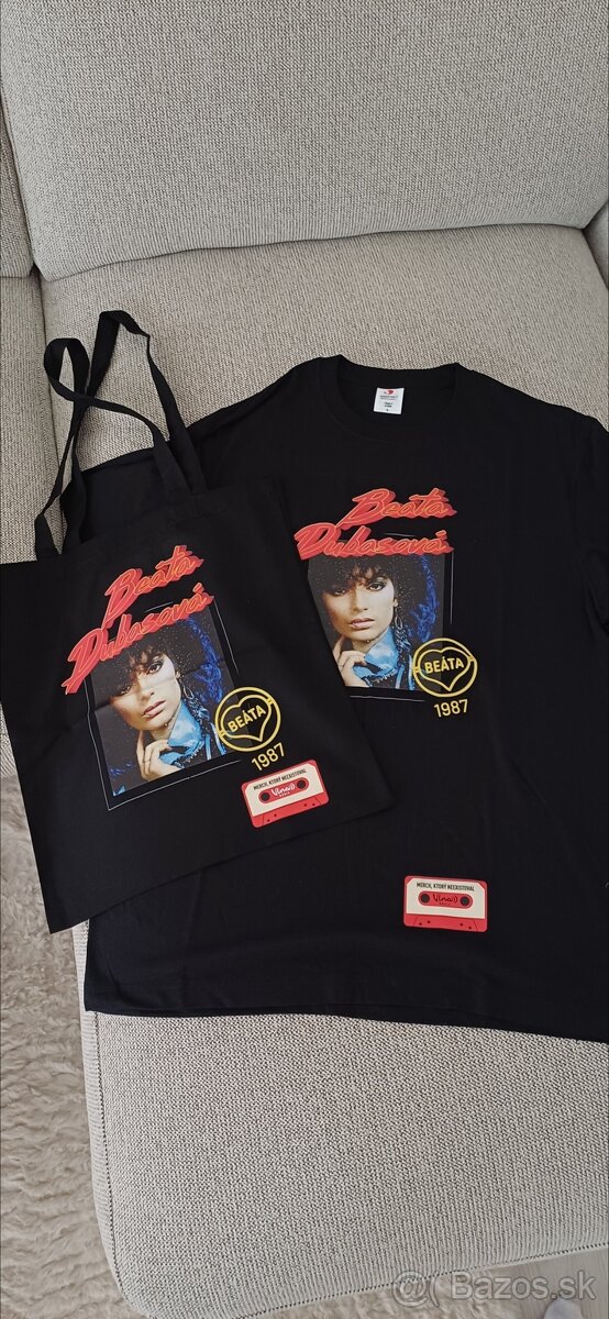 Beáta Dubasová tričko (L) + taška